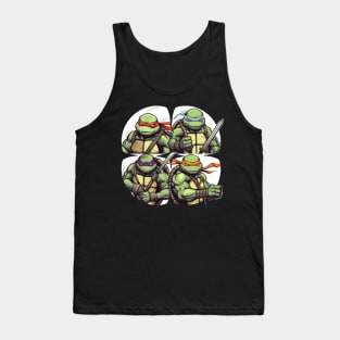 Teenage Mutant Ninja Turtles - Donatello, Raphael, Michelangelo, and Leonardo Tank Top